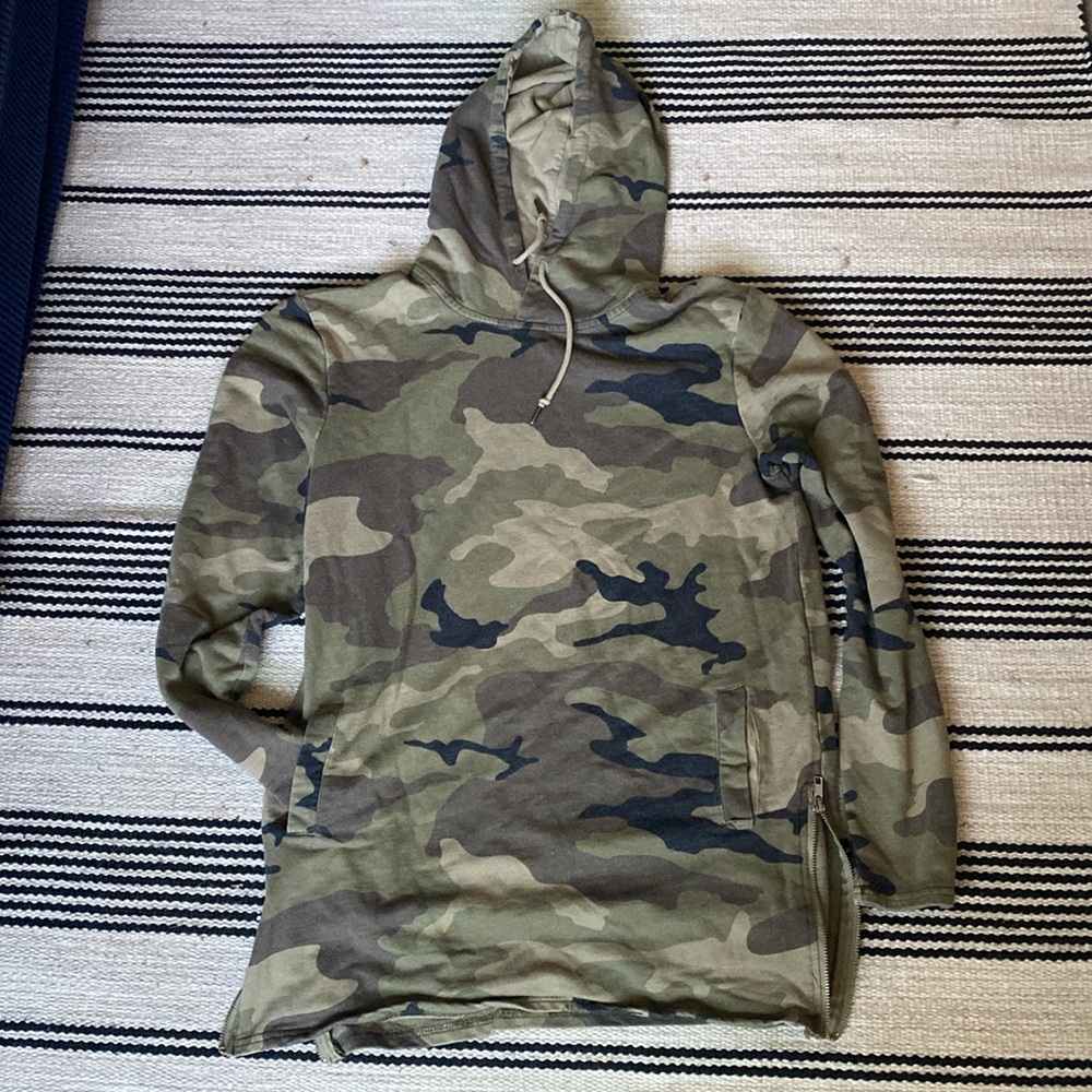 MENS Longfit Camo Hoodie